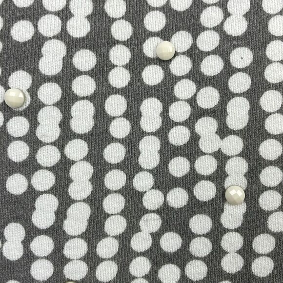 Gap. Oversized Raw Edge Boat Neck Embellished sweatshirt.  Women's Small - Picture 4 of 7